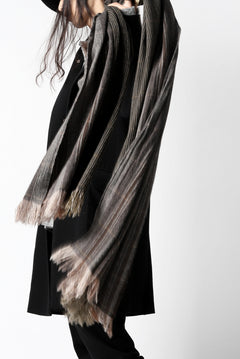 Load image into Gallery viewer, blackcrow stole wo/ny woven (GREY CHECK)