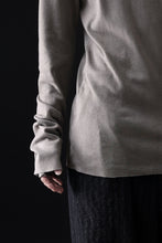画像をギャラリービューアに読み込む, daub DYEING LONG SLEEVE CUTSEWN / C.JERSEY (TAUPE)