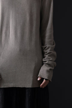 画像をギャラリービューアに読み込む, daub DYEING LONG SLEEVE CUTSEWN / C.JERSEY (TAUPE)