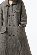 画像をギャラリービューアに読み込む, YUTA MATSUOKA double-breasted long coat / primitive wool (brown)