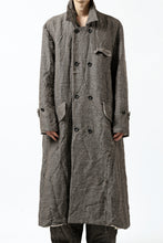 画像をギャラリービューアに読み込む, YUTA MATSUOKA double-breasted long coat / primitive wool (brown)