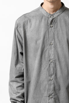 Load image into Gallery viewer, daub LONG SLEEVE SHIRT / COLD DYED COTTON BROAD (GREY)