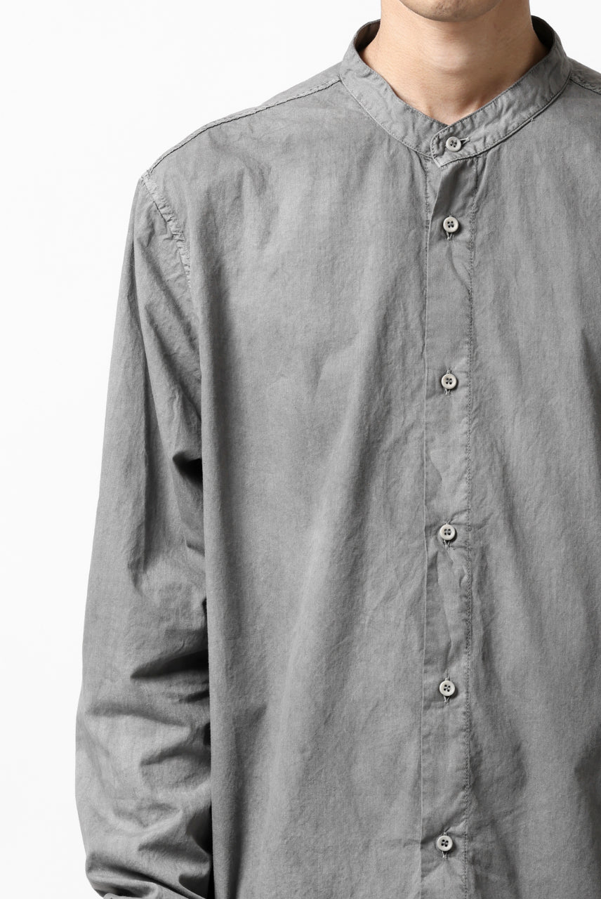 画像をギャラリービューアに読み込む, daub DYEING MINIMAL LS SHIRT / C.POPLIN (GREY)