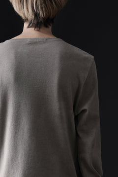 画像をギャラリービューアに読み込む, daub DYEING LONG SLEEVE CUTSEWN / C.JERSEY (TAUPE)