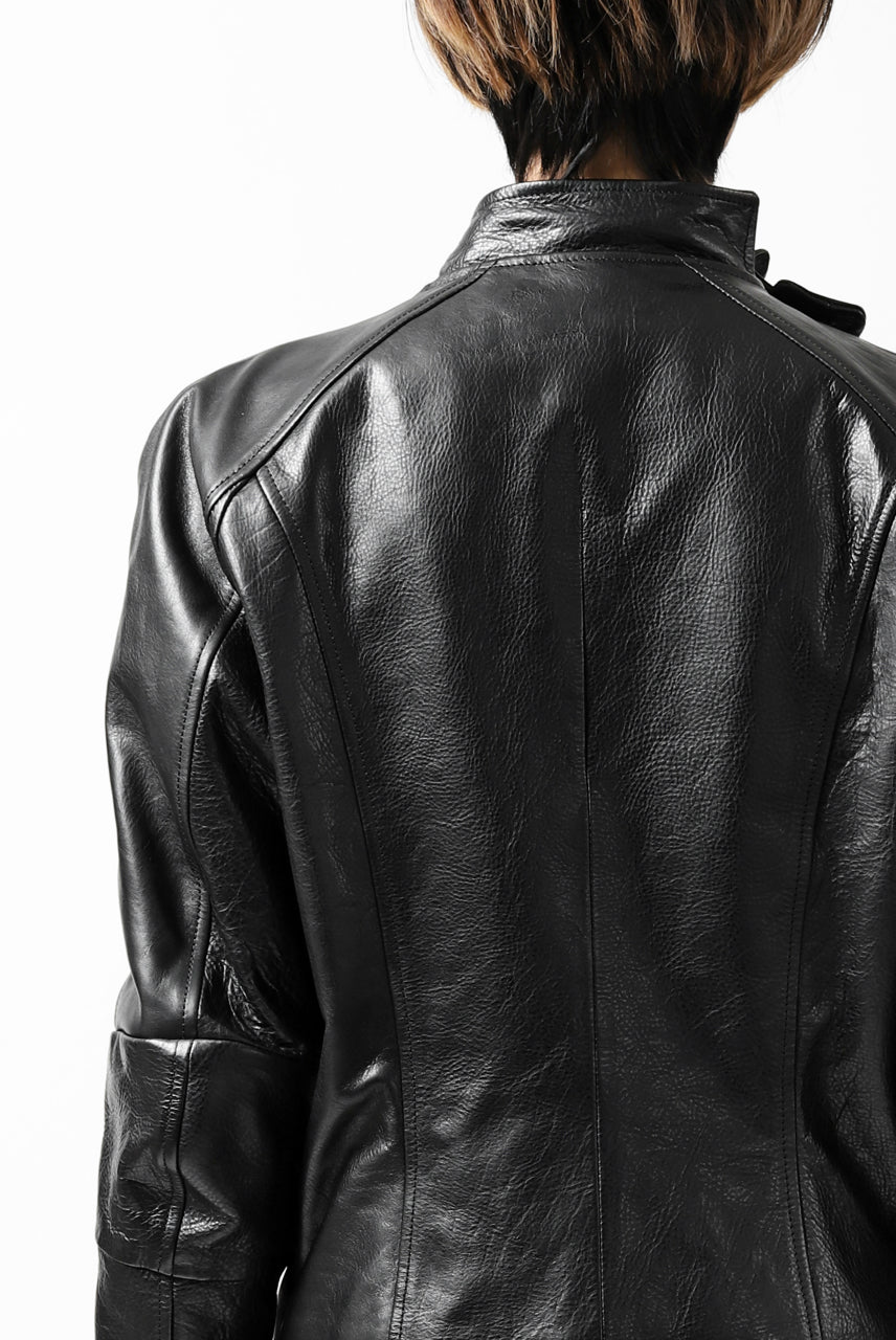 画像をギャラリービューアに読み込む, ierib exclusive peat zipper jacket  / smooth horse leather (BLACK)