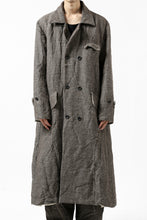 画像をギャラリービューアに読み込む, YUTA MATSUOKA double-breasted long coat / primitive wool (brown)