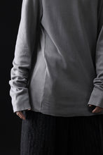 画像をギャラリービューアに読み込む, daub DYEING LONG SLEEVE CUTSEWN / C.JERSEY (GREY)