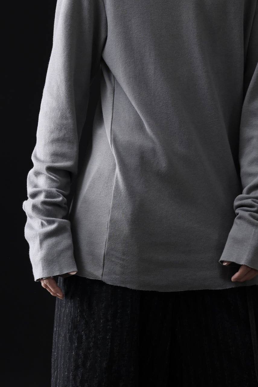 画像をギャラリービューアに読み込む, daub DYEING LONG SLEEVE CUTSEWN / C.JERSEY (GREY)