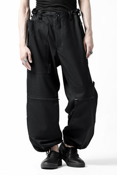 画像をギャラリービューアに読み込む, Y's BANG ON! No.189 GABARDINE PATCH WORK PANTS (BLACK)