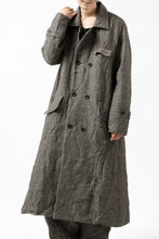 画像をギャラリービューアに読み込む, YUTA MATSUOKA double-breasted long coat / primitive wool (brown)