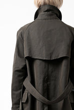 画像をギャラリービューアに読み込む, KLASICA GRANADO MOTORCYCLE TRENCH COAT / TRI UNION HIGH DENSITY GABADINE (MILITARY)