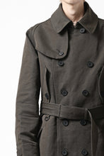 画像をギャラリービューアに読み込む, KLASICA GRANADO MOTORCYCLE TRENCH COAT / TRI UNION HIGH DENSITY GABADINE (MILITARY)
