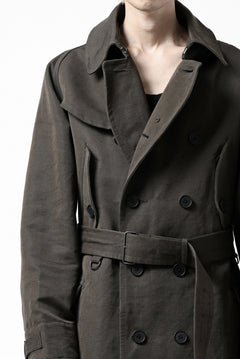 画像をギャラリービューアに読み込む, KLASICA GRANADO MOTORCYCLE TRENCH COAT / TRI UNION HIGH DENSITY GABADINE (MILITARY)
