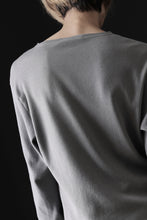 画像をギャラリービューアに読み込む, daub DYEING LONG SLEEVE CUTSEWN / C.JERSEY (GREY)