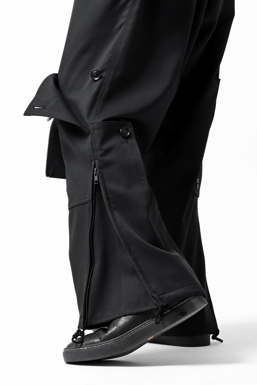 画像をギャラリービューアに読み込む, Y's BANG ON! No.189 GABARDINE PATCH WORK PANTS (BLACK)