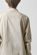 画像をギャラリービューアに読み込む, daub DYEING MINIMAL LS SHIRT / C.POPLIN (SAND)
