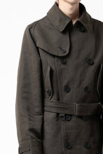 画像をギャラリービューアに読み込む, KLASICA GRANADO MOTORCYCLE TRENCH COAT / TRI UNION HIGH DENSITY GABADINE (MILITARY)