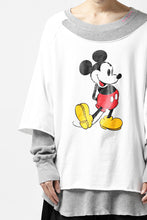 画像をギャラリービューアに読み込む, FACETASM × DISNEY Collaboration MICKEY DOCKING LAYER TOPS (WHITE)