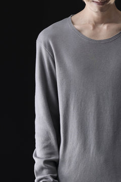 画像をギャラリービューアに読み込む, daub DYEING LONG SLEEVE CUTSEWN / C.JERSEY (GREY)