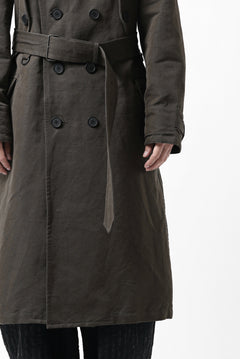画像をギャラリービューアに読み込む, KLASICA GRANADO MOTORCYCLE TRENCH COAT / TRI UNION HIGH DENSITY GABADINE (MILITARY)