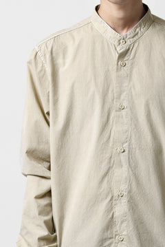 画像をギャラリービューアに読み込む, daub DYEING MINIMAL LS SHIRT / C.POPLIN (SAND)