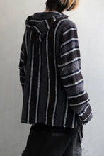 画像をギャラリービューアに読み込む, RESURRECTION HANDMADE distressed rag hoodie (MULTI STRIPE)
