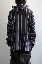 画像をギャラリービューアに読み込む, RESURRECTION HANDMADE distressed rag hoodie (MULTI STRIPE)