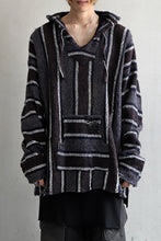 画像をギャラリービューアに読み込む, RESURRECTION HANDMADE distressed rag hoodie (MULTI STRIPE)