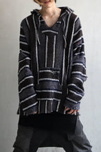 画像をギャラリービューアに読み込む, RESURRECTION HANDMADE distressed rag hoodie (MULTI STRIPE)