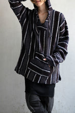 画像をギャラリービューアに読み込む, RESURRECTION HANDMADE distressed rag hoodie (MULTI STRIPE)