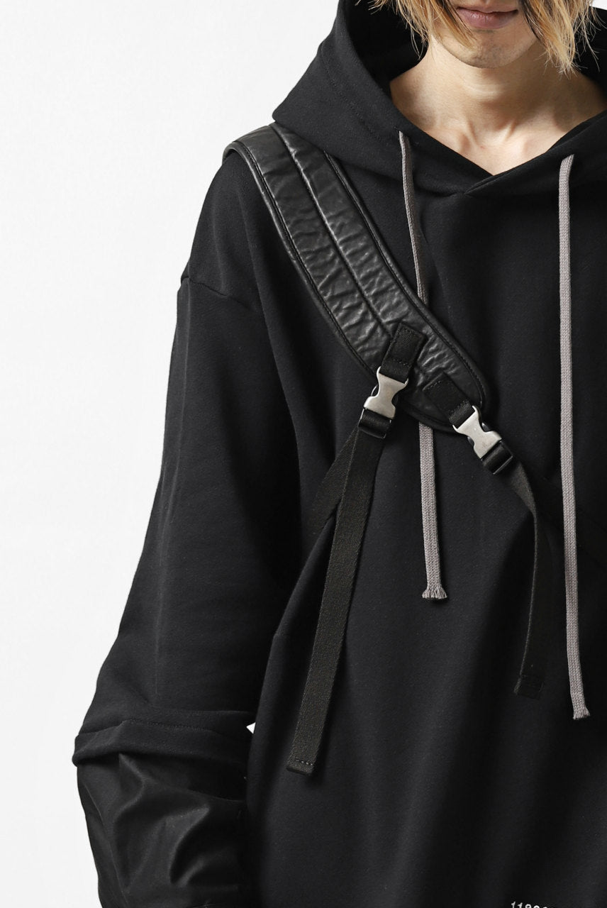 Load image into Gallery viewer, ISAMU KATAYAMA BACKLASH ONE SHOULDER BAG / Italy Shoulder Object Dyed (BLACK)