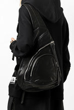 Load image into Gallery viewer, ISAMU KATAYAMA BACKLASH ONE SHOULDER BAG / Italy Shoulder Object Dyed (BLACK)