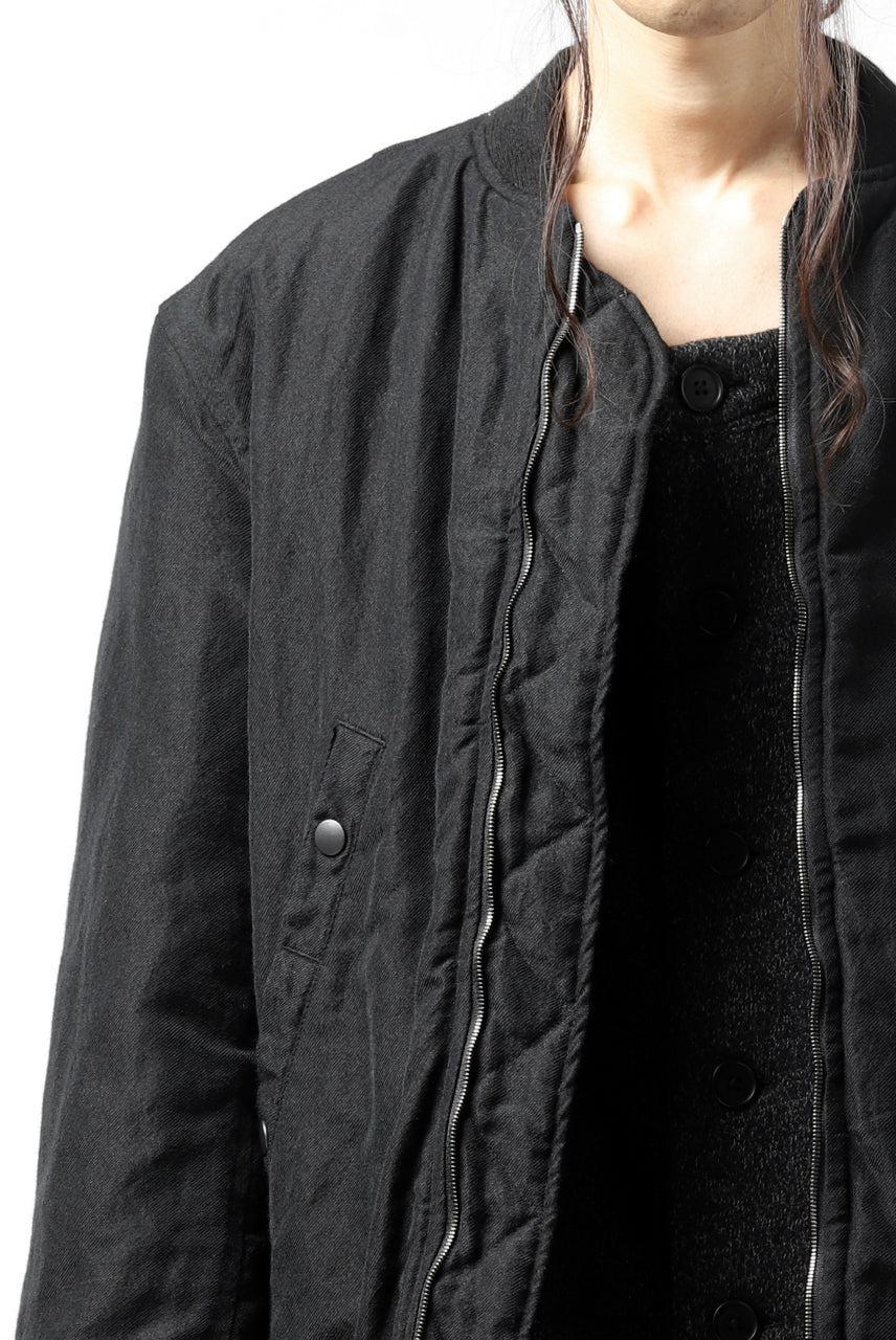 画像をギャラリービューアに読み込む, KLASICA FLPC-1 FLIGHT JACKET with BONDED LINING / SERGE WOOL&RAMIE (IRON)