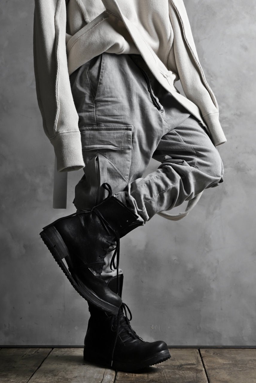 画像をギャラリービューアに読み込む, 11 BY BORIS BIDJAN SABERI CARGO POCKET PANT / STRETCH DENIM "P21B-F-1481" (ICE GREY)