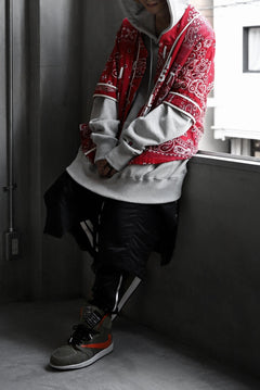 画像をギャラリービューアに読み込む, READYMADE BANDANA BASEBALL SHIRT (RED ASORT #B)