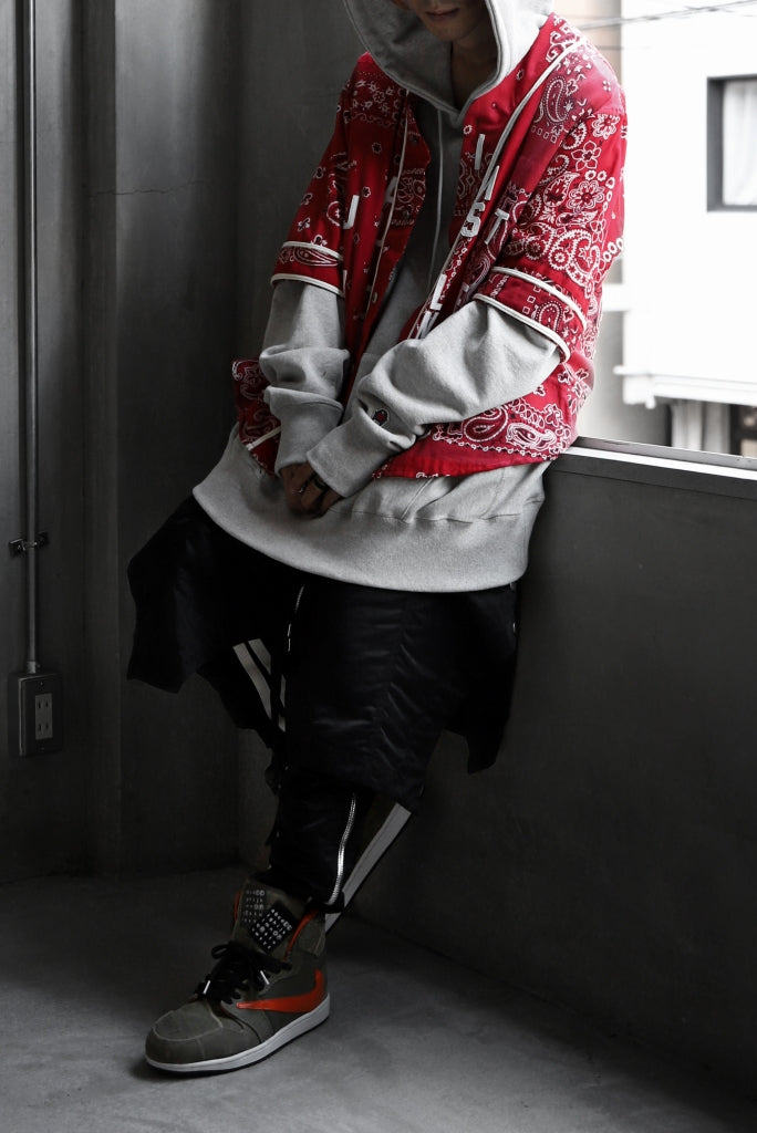 画像をギャラリービューアに読み込む, READYMADE BANDANA BASEBALL SHIRT (RED ASORT #B)