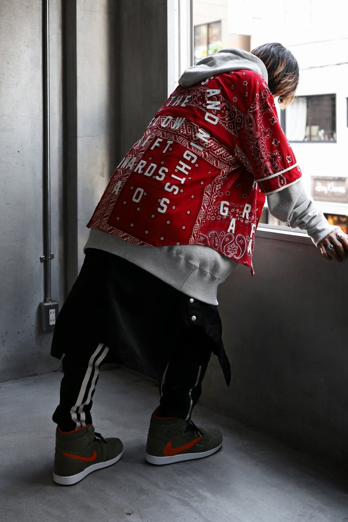 画像をギャラリービューアに読み込む, READYMADE BANDANA BASEBALL SHIRT (RED ASORT #B)