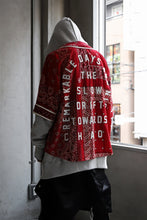 画像をギャラリービューアに読み込む, READYMADE BANDANA BASEBALL SHIRT (RED ASORT #B)