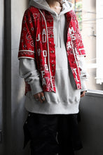 画像をギャラリービューアに読み込む, READYMADE BANDANA BASEBALL SHIRT (RED ASORT #B)