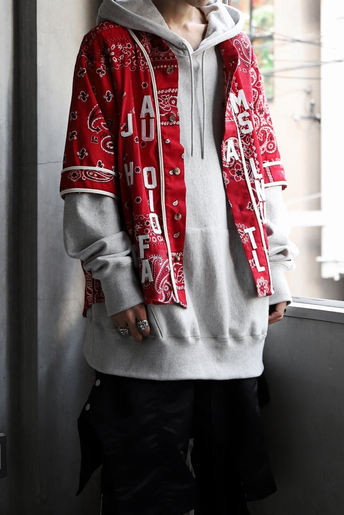画像をギャラリービューアに読み込む, READYMADE BANDANA BASEBALL SHIRT (RED ASORT #B)