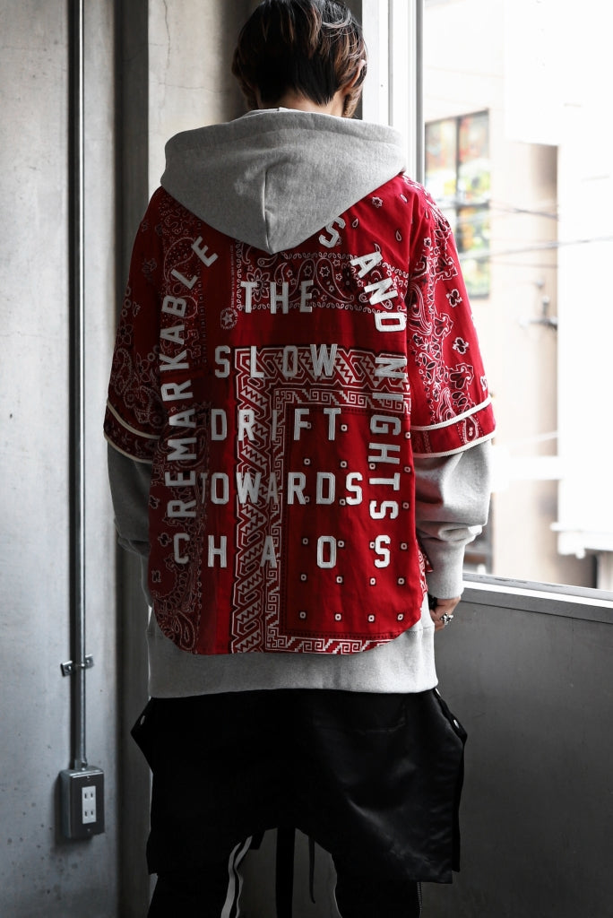画像をギャラリービューアに読み込む, READYMADE BANDANA BASEBALL SHIRT (RED ASORT #B)
