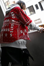 画像をギャラリービューアに読み込む, READYMADE BANDANA BASEBALL SHIRT (RED ASORT #B)