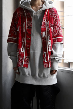 画像をギャラリービューアに読み込む, READYMADE BANDANA BASEBALL SHIRT (RED ASORT #B)