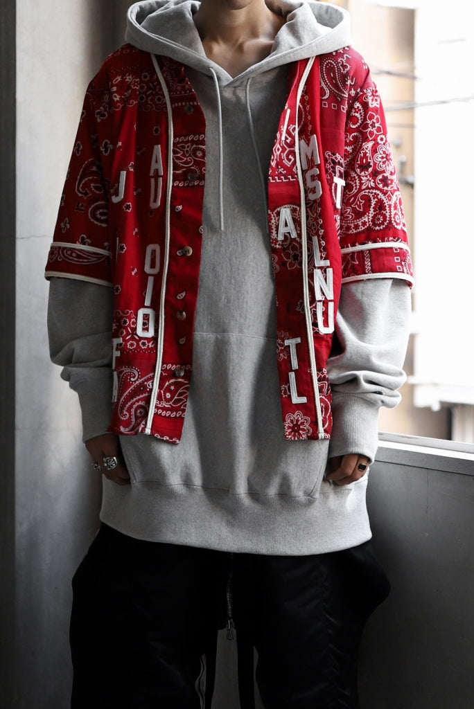 画像をギャラリービューアに読み込む, READYMADE BANDANA BASEBALL SHIRT (RED ASORT #B)