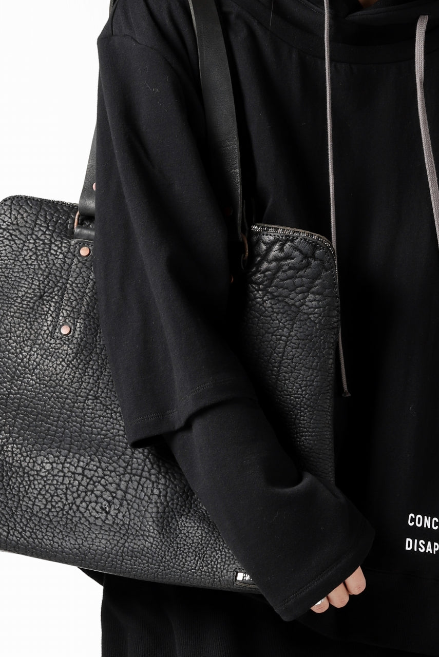 画像をギャラリービューアに読み込む, ierib onepiece tote bag / Rough Bull (BLACK)