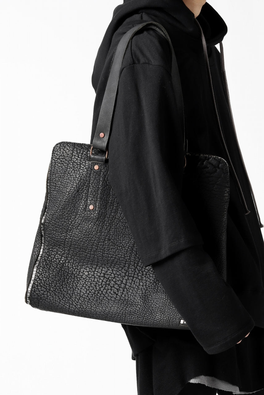 画像をギャラリービューアに読み込む, ierib onepiece tote bag / Rough Bull (BLACK)