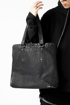 画像をギャラリービューアに読み込む, ierib onepiece tote bag / Rough Bull (BLACK)