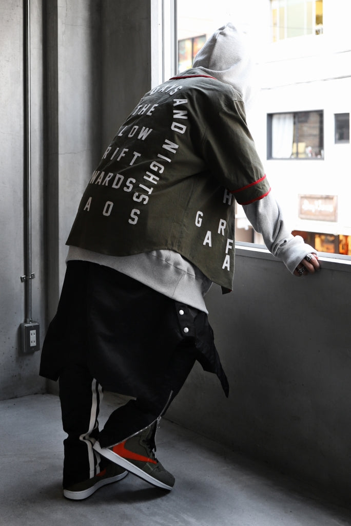画像をギャラリービューアに読み込む, READYMADE MILITARY BASEBALL SHIRT (KHAKI GREEN #A)