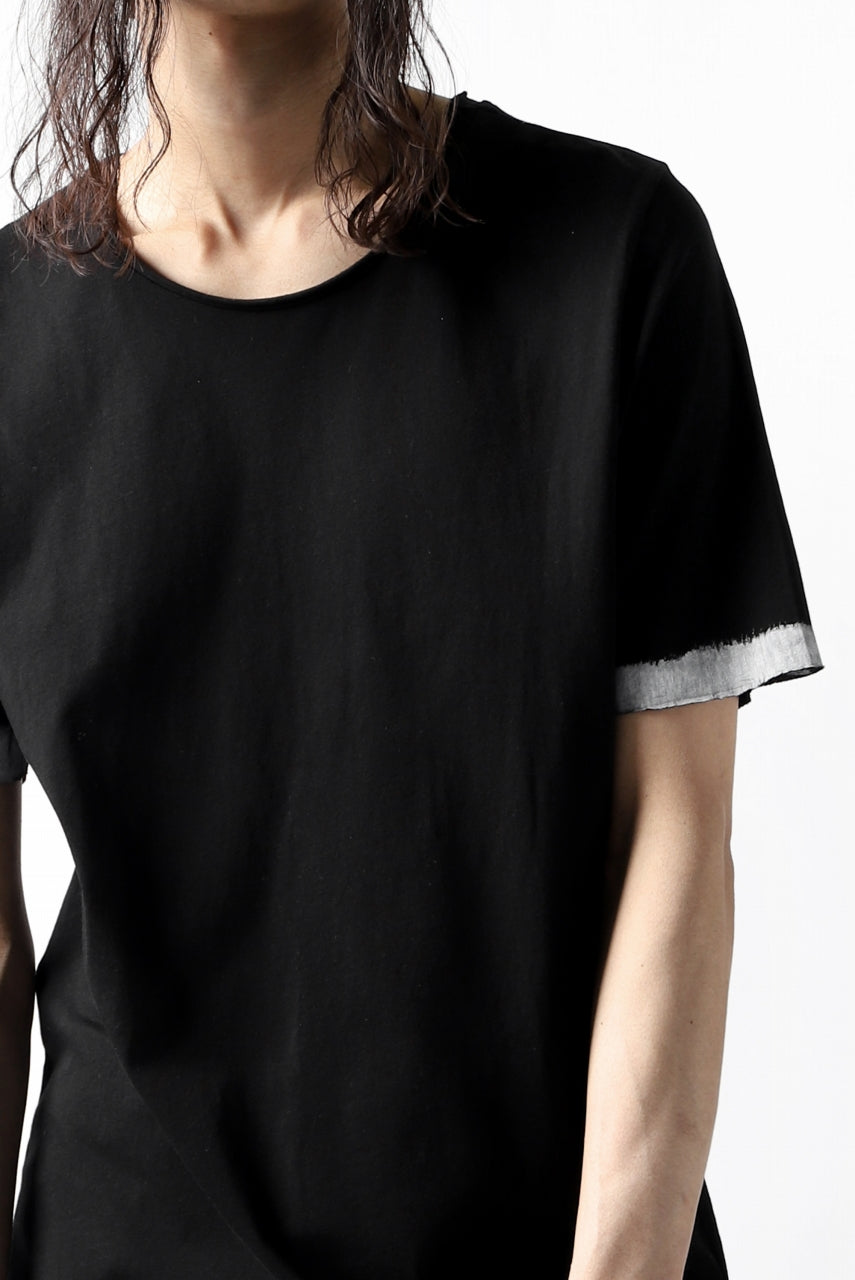 画像をギャラリービューアに読み込む, thomkrom BRUSH PAINT END T-SHIRT (BLACK)