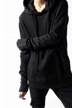 画像をギャラリービューアに読み込む, thomkrom DOUBLE HOODIE PULL OVER PARKA / OVER LOCKED (BLACK)